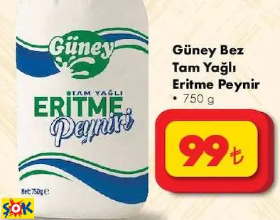 GÜNEY BEZ TAM YAĞLI ERİTME PEYNİR GÜNEY BEZ TAM YAĞLI ERİTME PEYNİR
